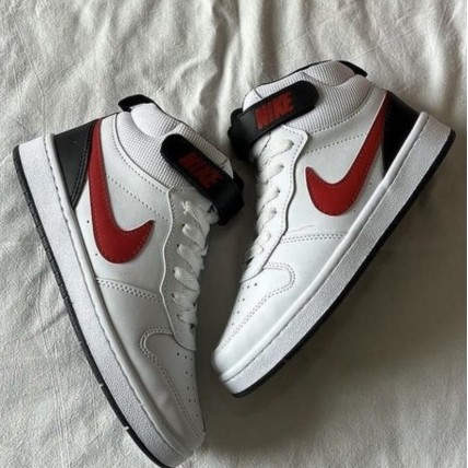 Nike court mid kırmızı